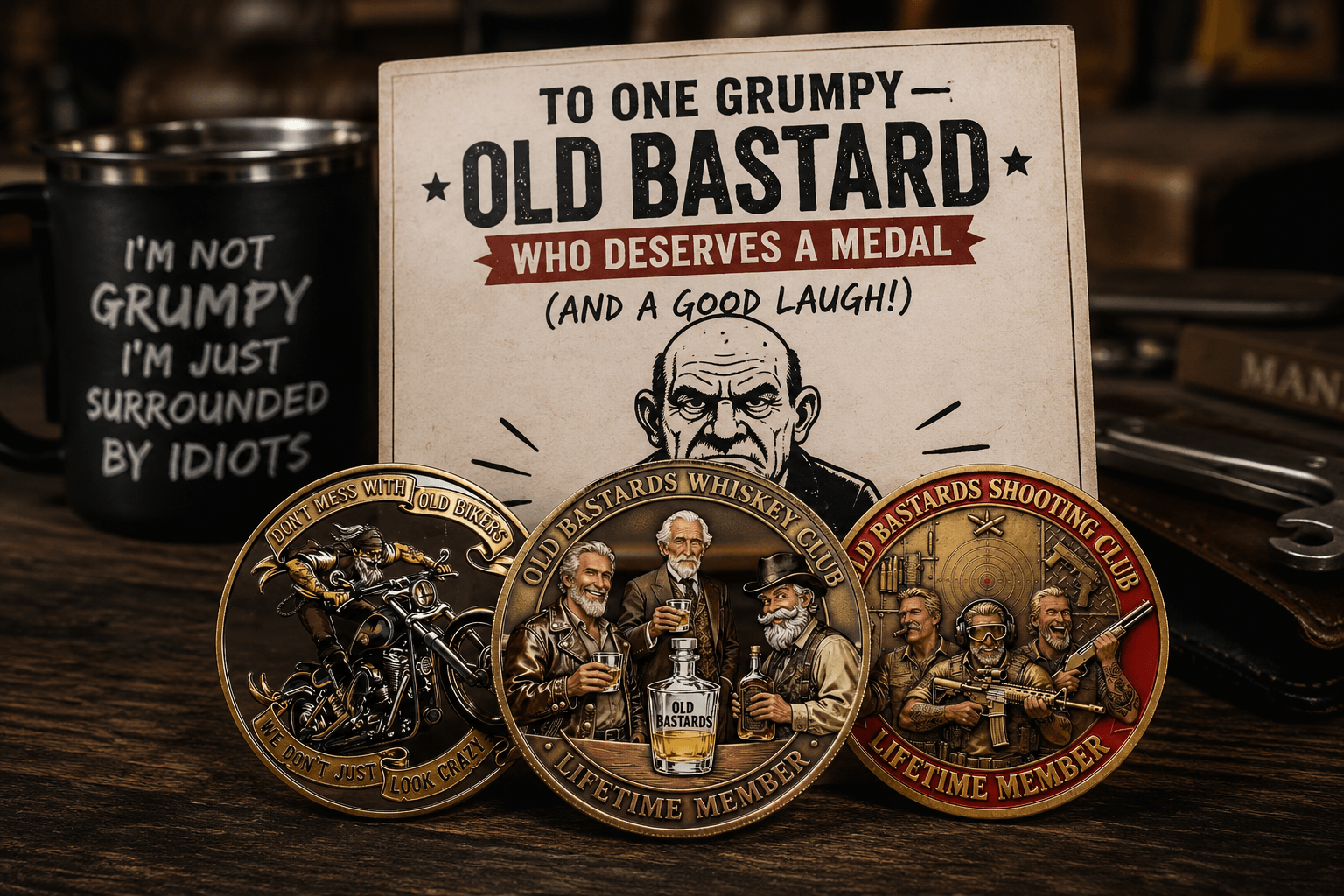 Funny Coin Gifts for Grumpy Men (That They'll Actually Laugh At)