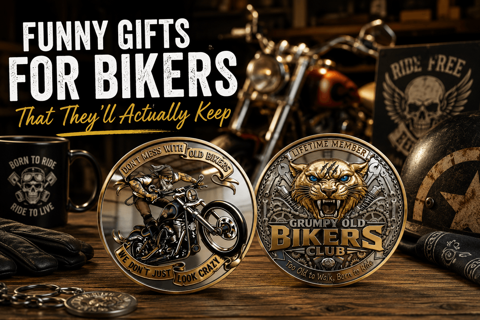 Funny Gifts for Bikers (That They'll Actually Keep)