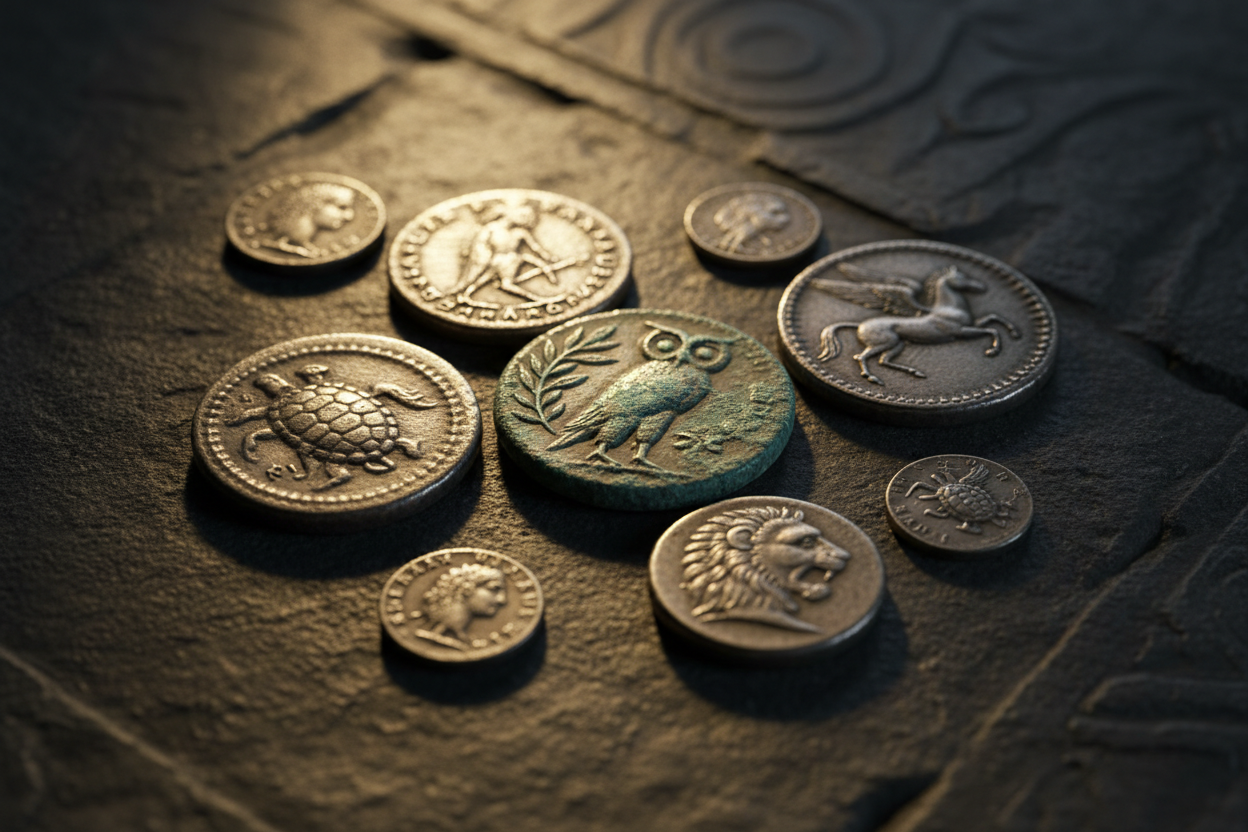 Ancient Greek Coins: Gods, Symbols and the Stories Stamped in Silver