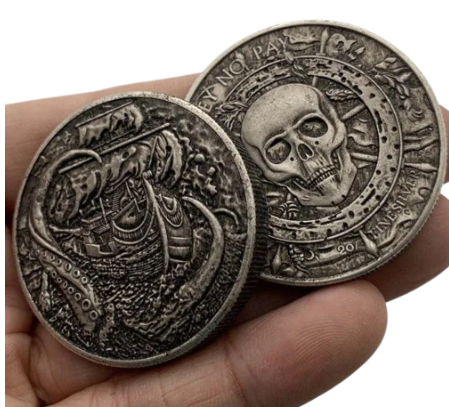 pirate coins, gift guide, Father's Day gifts, birthday gifts, nautical gifts, pirate collectibles