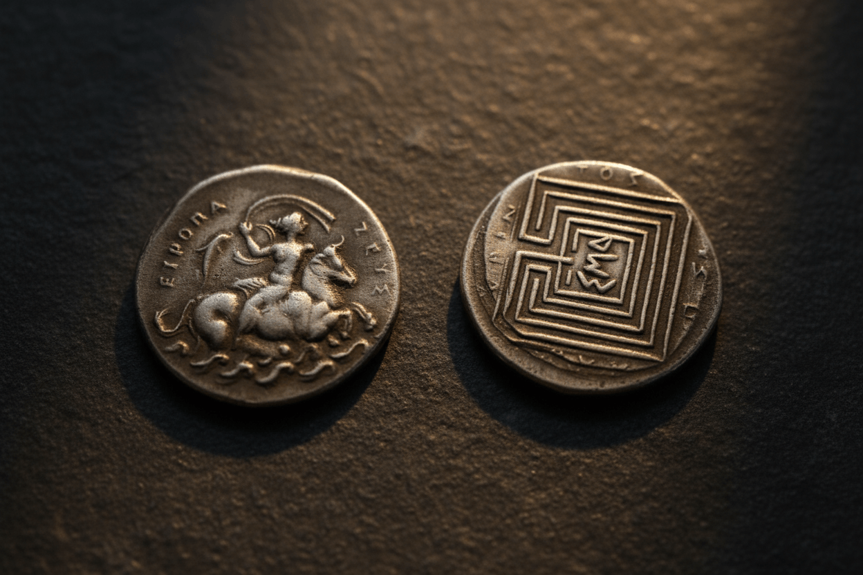 Two Myths, One Coin: Europa, the Minotaur, and the Coins of Ancient Knossos