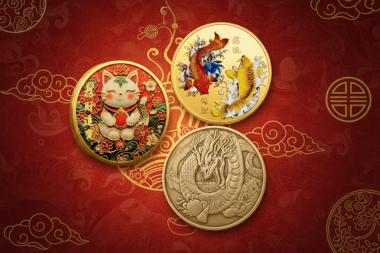 Lucky Coins: Fortune, Prosperity & Good Luck Symbols