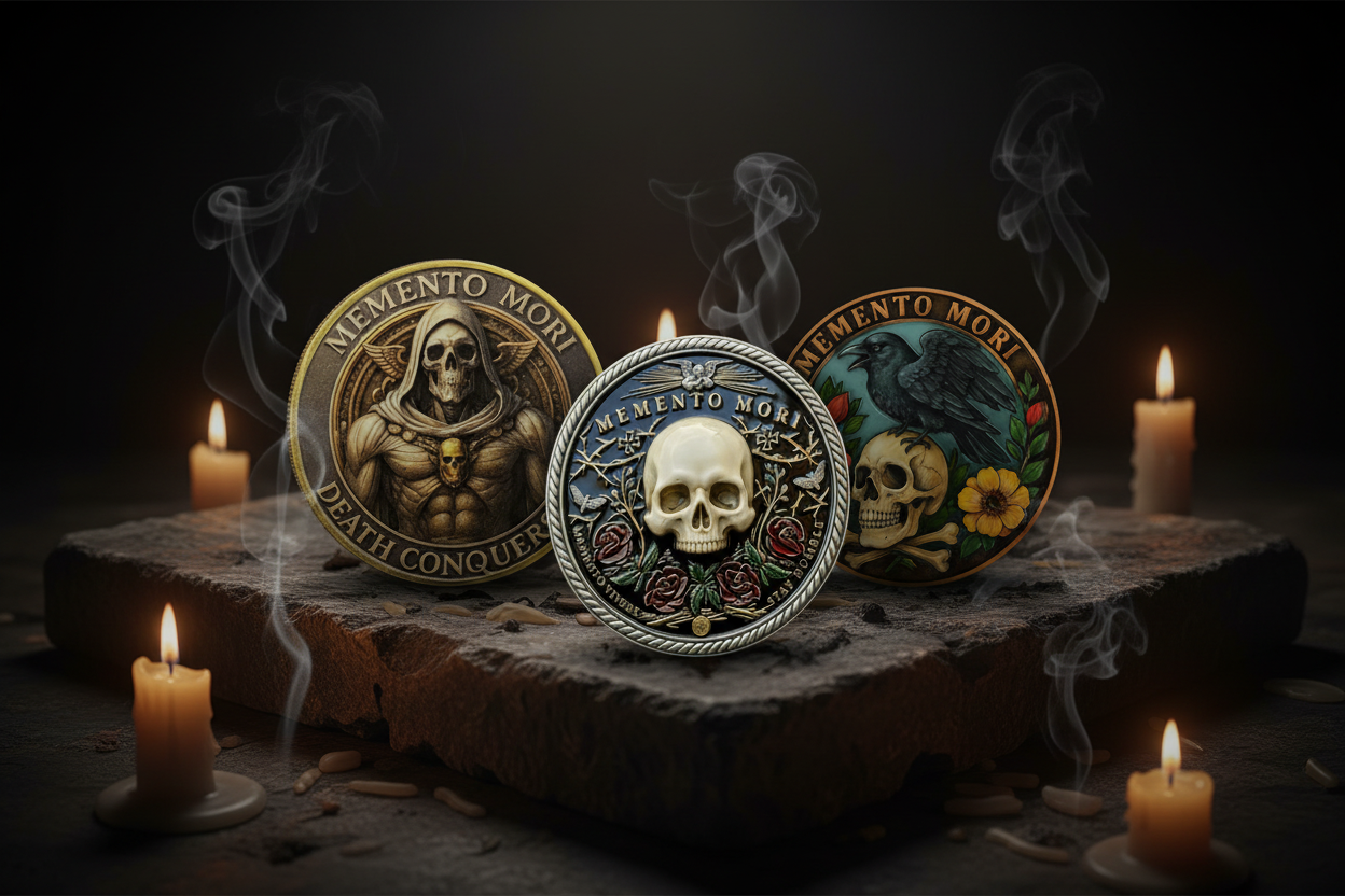 Why Memento Mori Coins Hit Different — Death, Stoicism and the Coin You'll Carry Forever