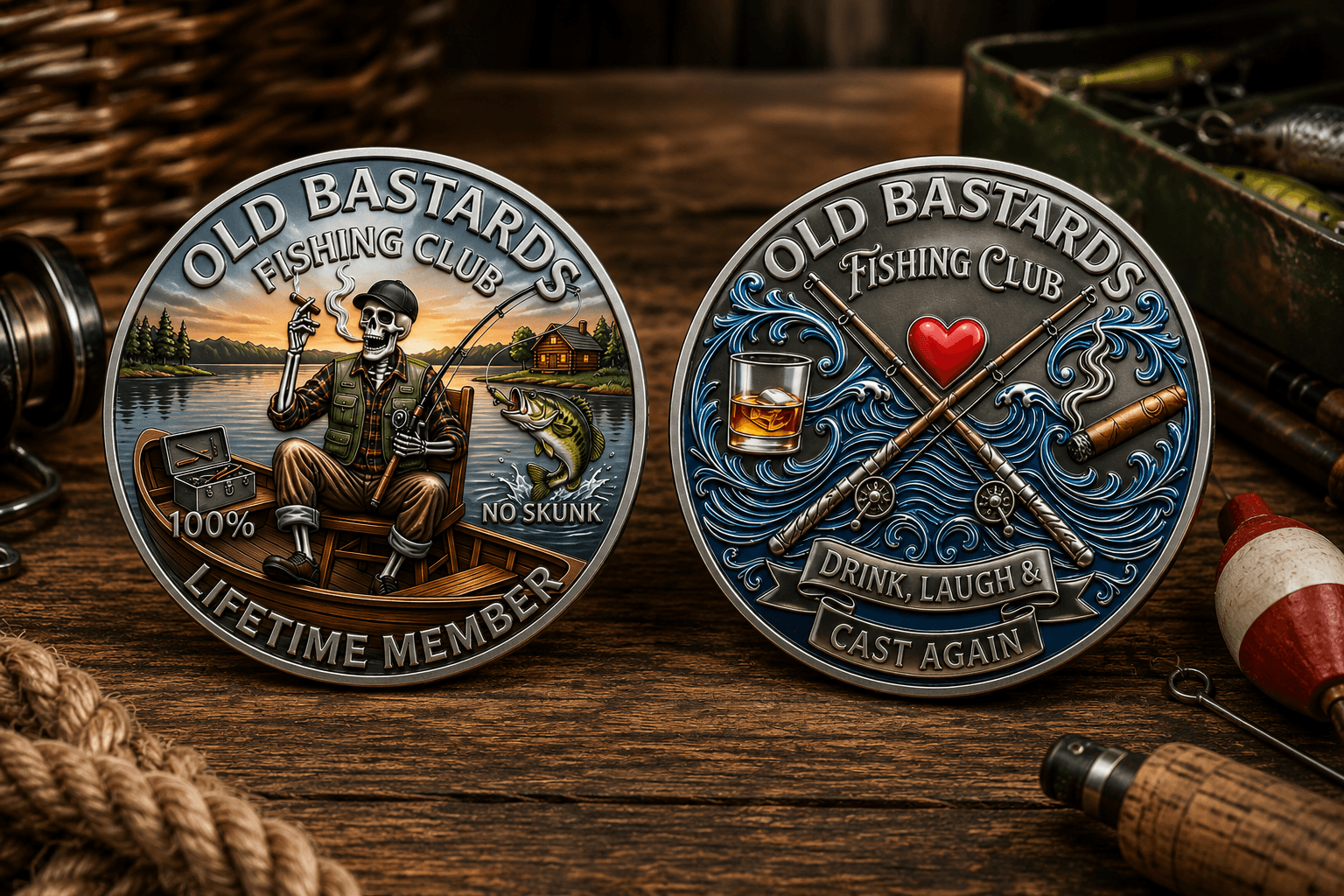 Funny Fishing Gifts for Him: The Coin That Makes Every Fisherman Laugh