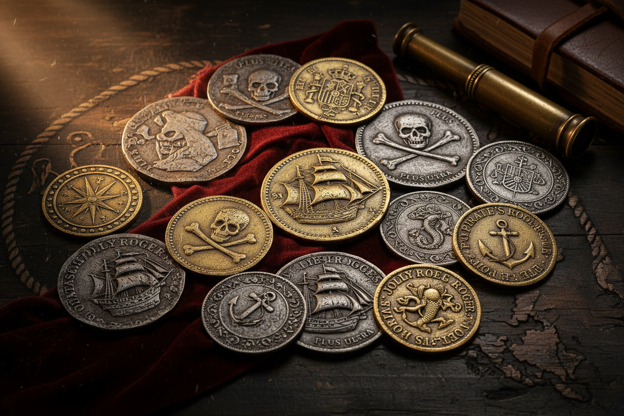 Pirate Coins Guide: History, Real Treasure & Collecting Pirate Coins
