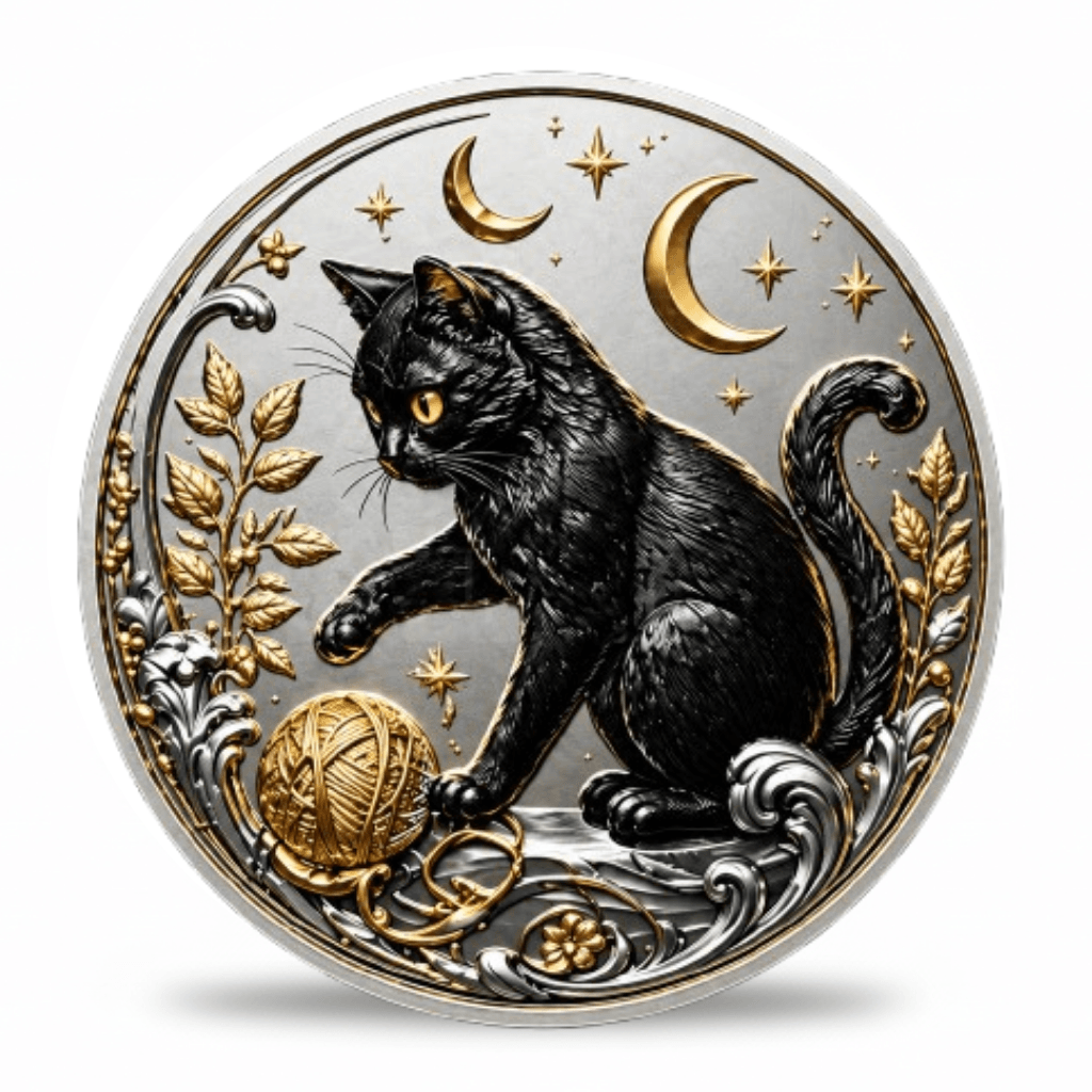black-cat-yarn-ball-coin-silver-reverse