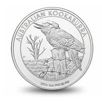 Australian kookaburra coin collectible token laughing bird silver-plated fence post wildlife gift for collectors available at One More Coin store
