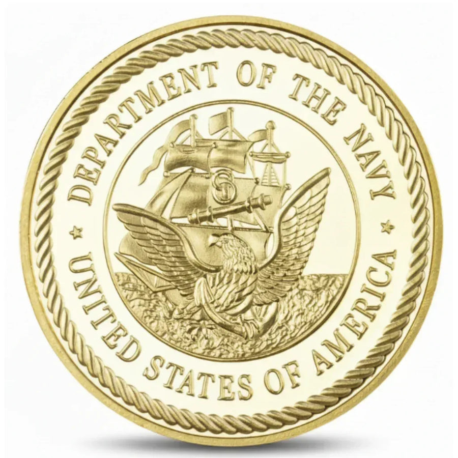 Delta Force challenge coin reverse US Army Special Forces insignia eagle crossed arrows military collectible token
