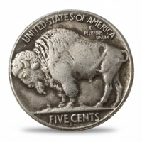 Alien hobo nickel coin buffalo reverse side sci-fi collectible token
