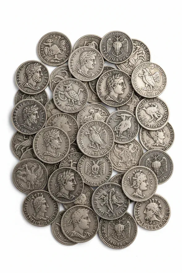 Ancient Roman coin collection - premium collectible commemorative coins
