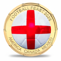 England flag Football Feast 2026 commemorative collectible coin FIFA World Cup collectible token
