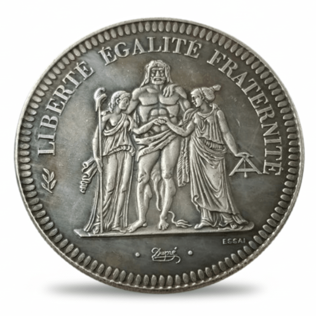 French 1973 20 Francs Hercules Coin – Dupré ESSAI | One More Coin