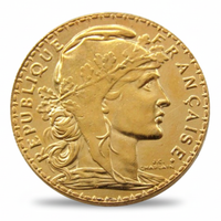 French 20 Franc 1914 Marianne Republique Francaise obverse commemorative collectible coin available at One More Coin store
