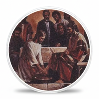 Washing of the Feet Jesus Life of Christ collectible coin Christian memorabilia collectible token
