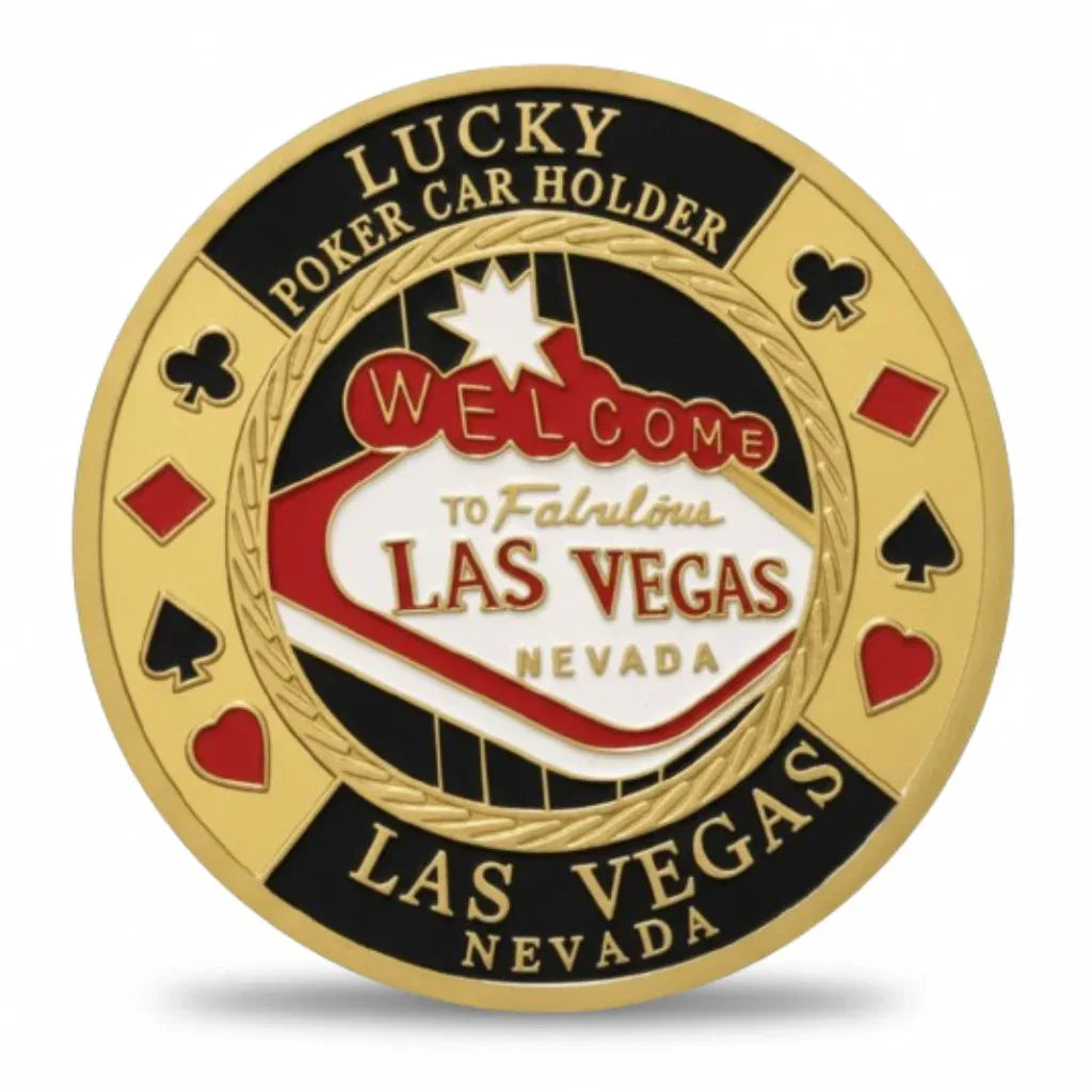 Las Vegas Nevada Welcome to Fabulous poker commemorative collectible coin Vegas gift for card players available at One More Coin store
