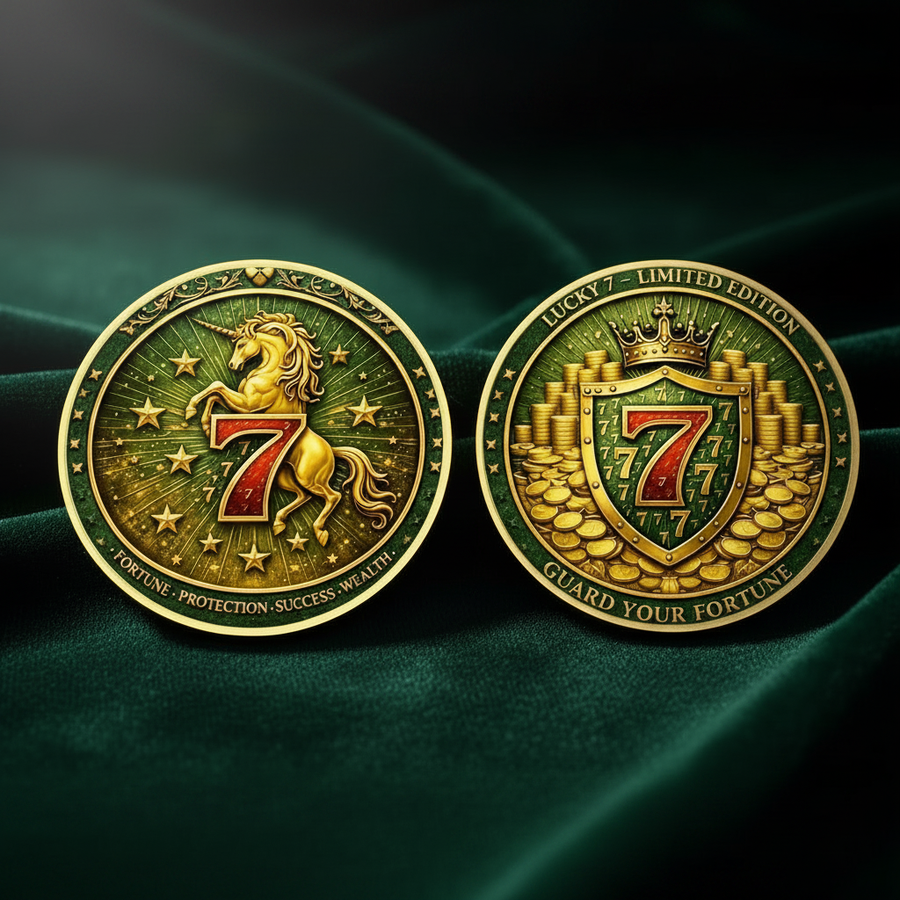 Lucky 7 Unicorn Fortune Coins square lifestyle