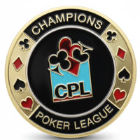 Champions Poker League CPL poker themed collectible coin available at One More Coin store
