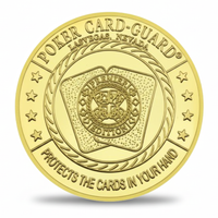 Poker card guard coin reverse Las Vegas premium edition collectible token
