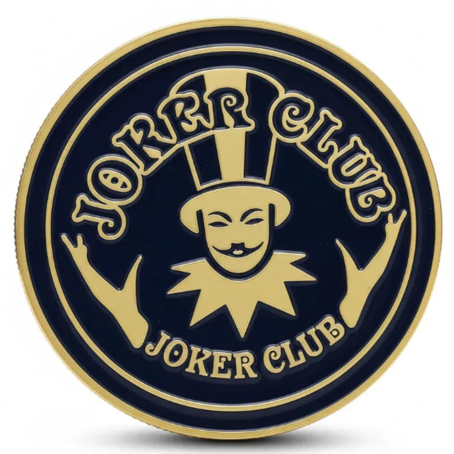 Joker Club poker themed collectible coin available at One More Coin store
