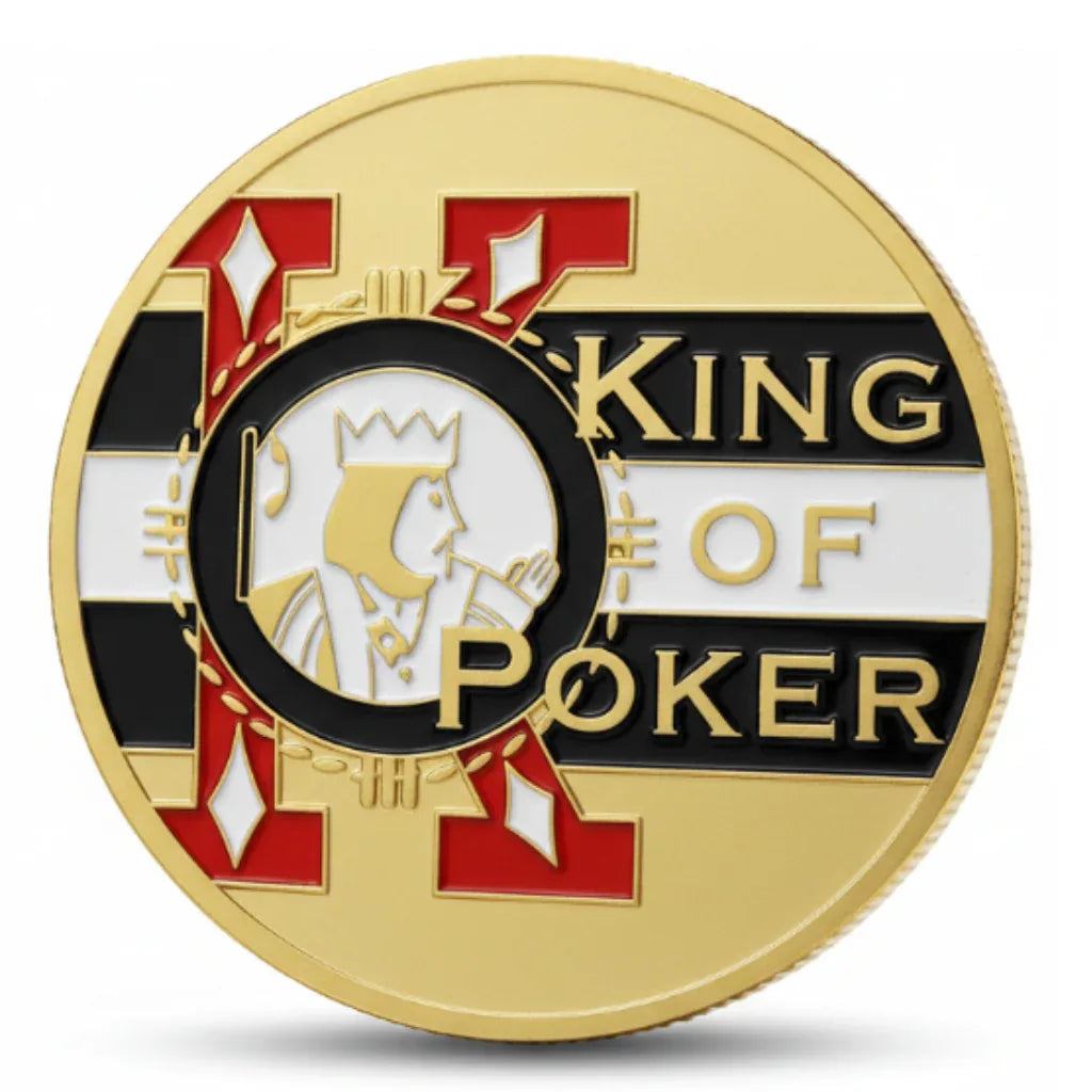 King of Poker poker themed collectible coin available at One More Coin store
