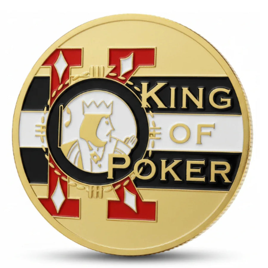 King of Poker poker themed collectible coin available at One More Coin store
