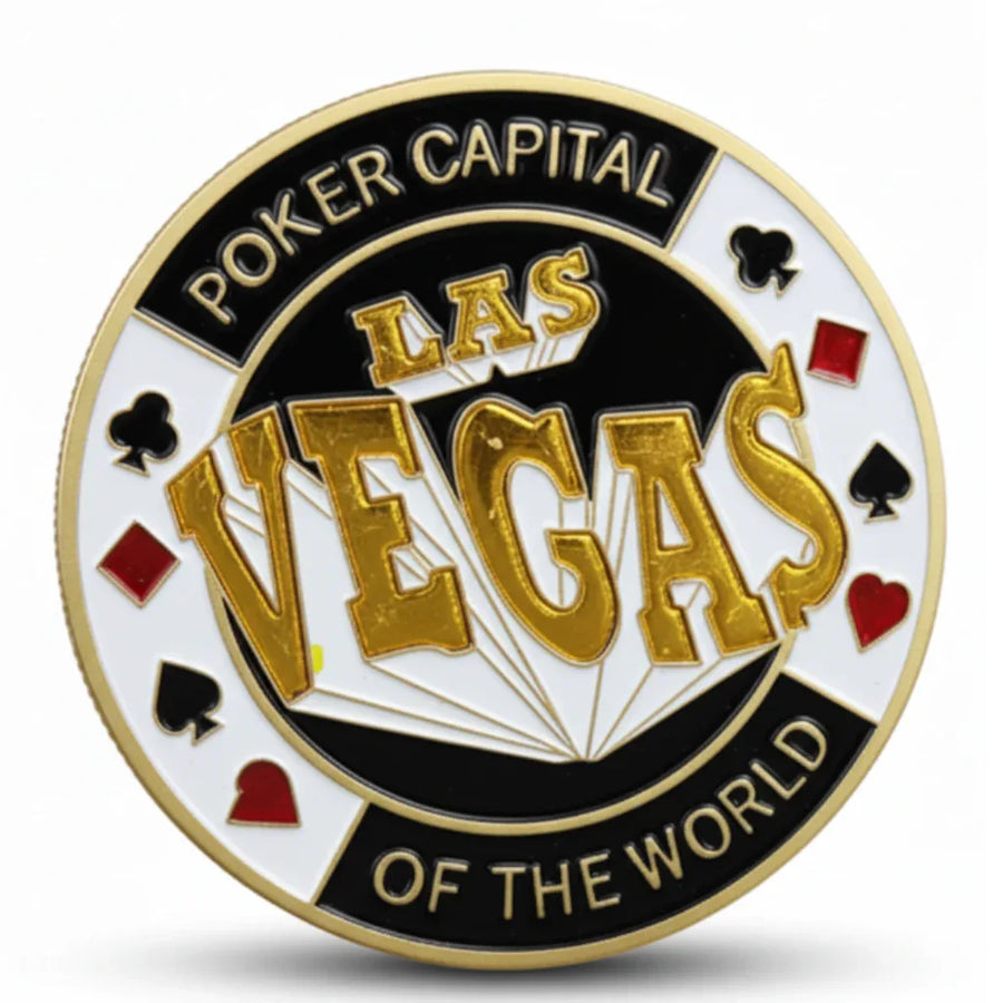 Las Vegas Poker Capital poker themed collectible coin available at One More Coin store
