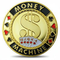 Money Machine poker themed collectible coin available at One More Coin store
