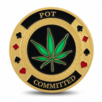 Pot Committed poker themed collectible coin available at One More Coin store
