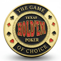 Texas Hold'em Game of Choice poker themed collectible coin available at One More Coin store

