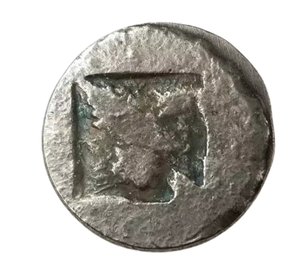 Square incuse punch reverse archaic Thasian ancient Greece Greek collectible coin historical replica
