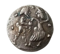 Thasian satyr carrying nymph archaic ancient Greece Greek collectible coin token mythology gift for collectors available at One More Coin store